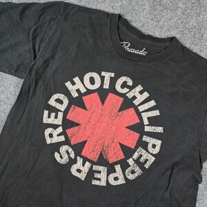 Red Hot Chili Peppers Bravado Graphic T-Shirt Black Size M